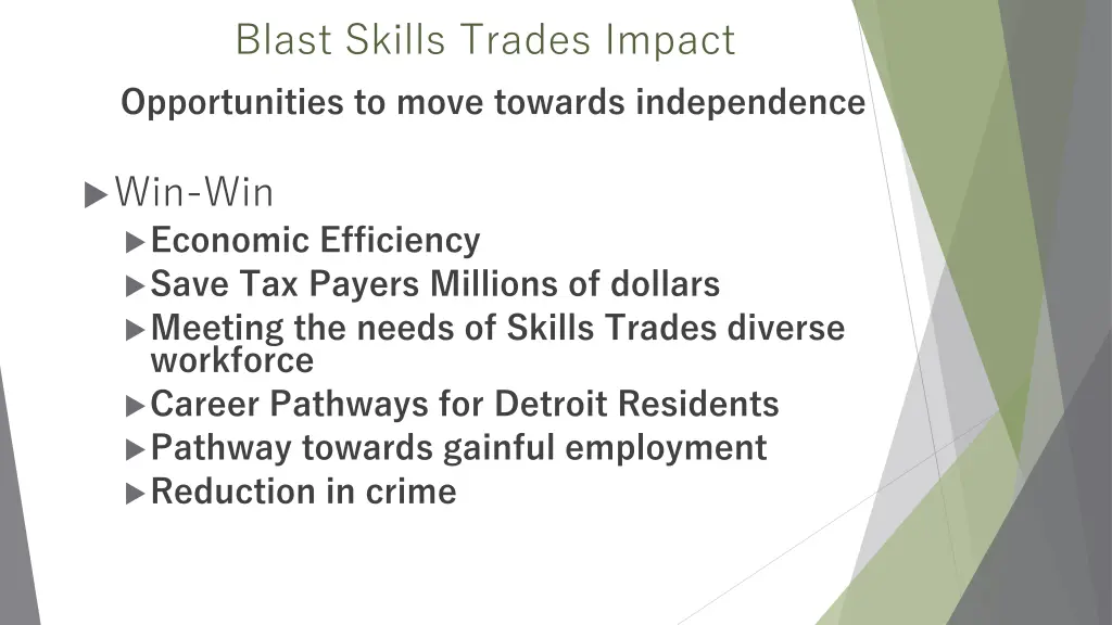 blast skills trades impact