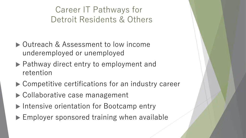 career it pathways for detroit residents others