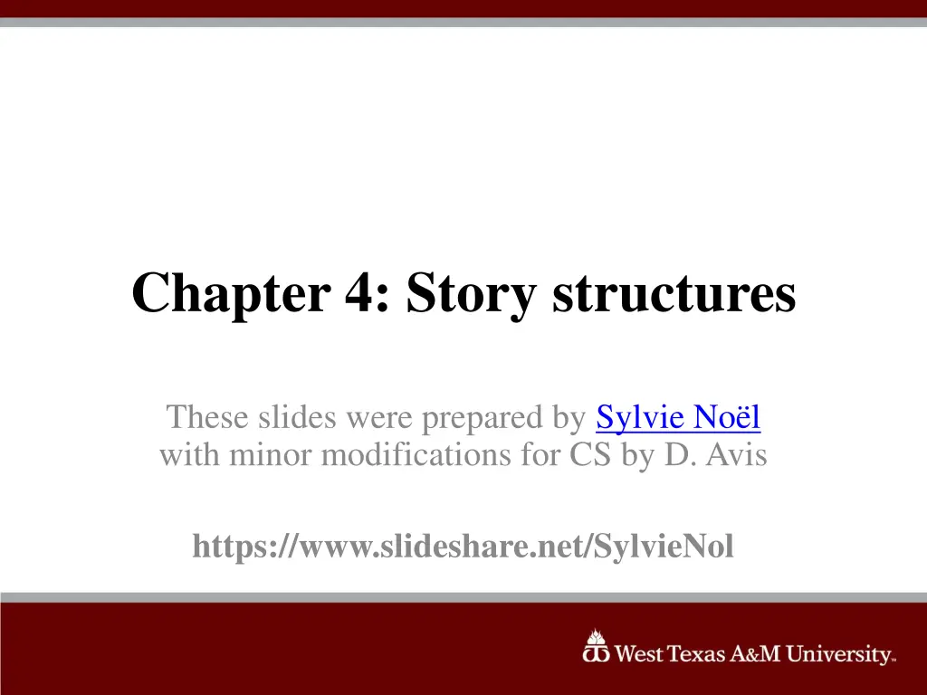 chapter 4 story structures