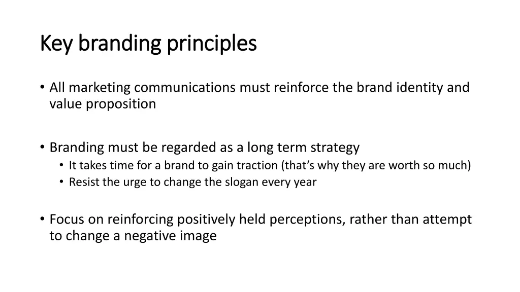 key branding principles key branding principles