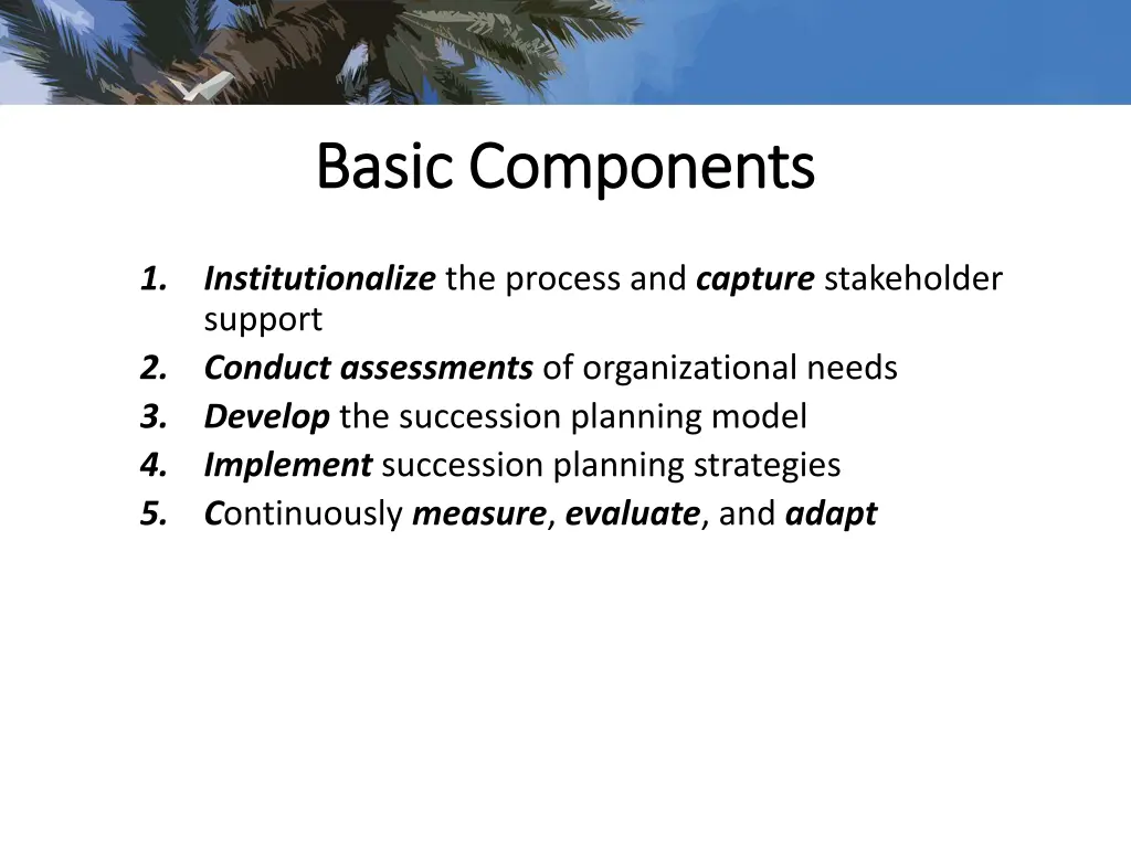 basic components basic components