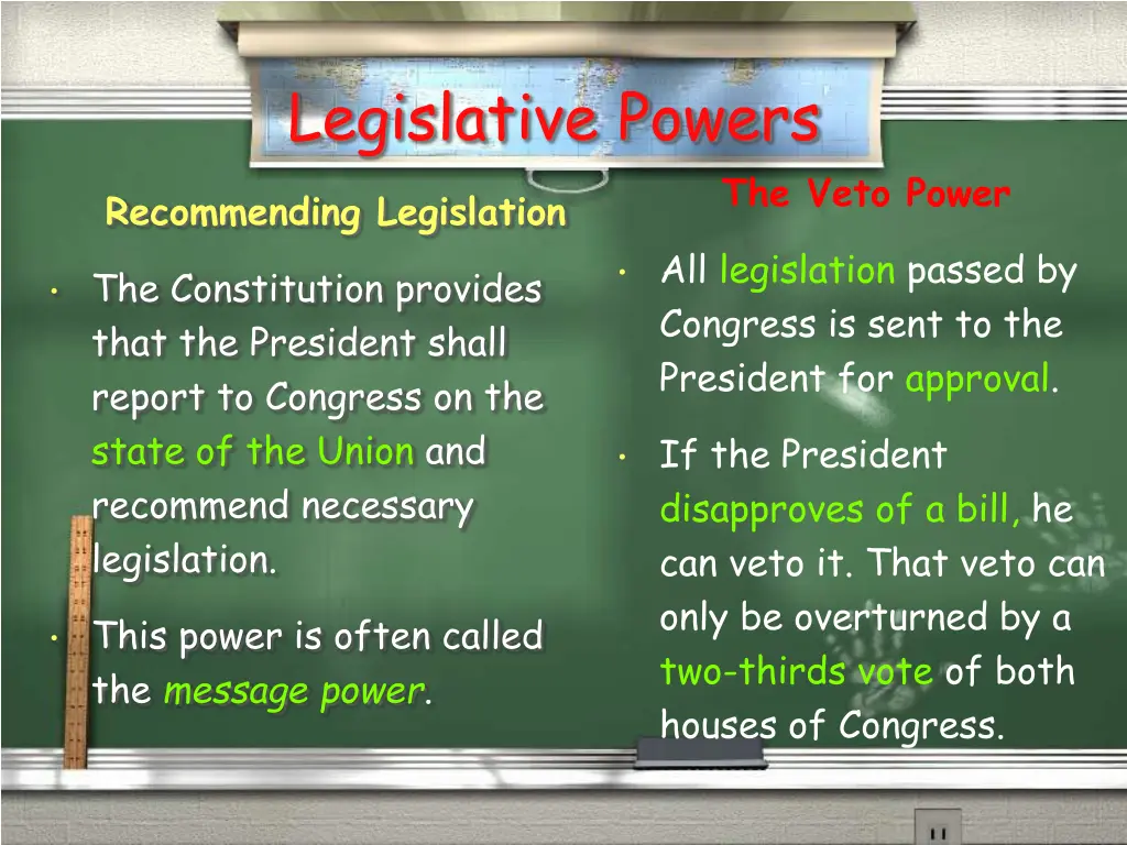 legislative powers