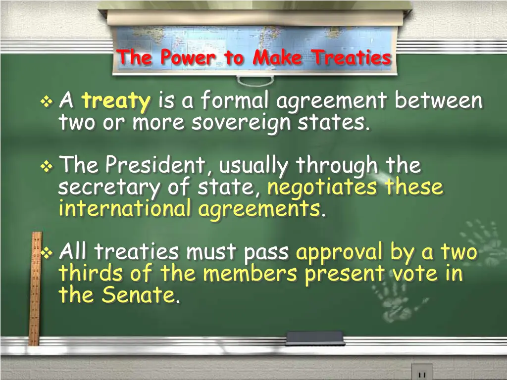 the power to make treaties