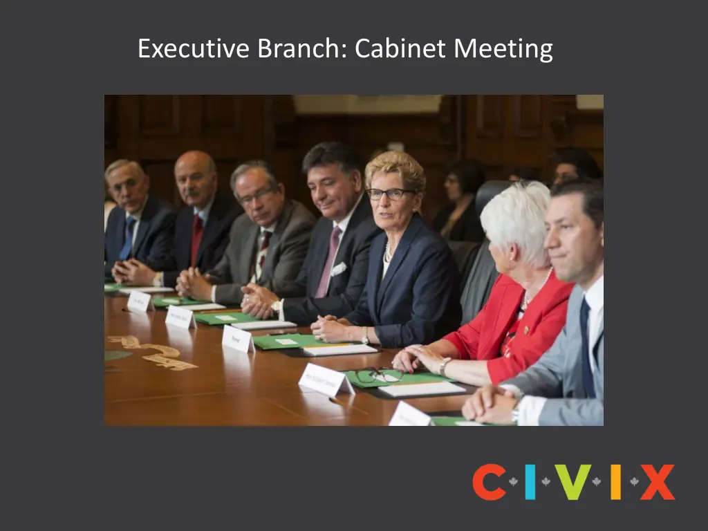 executive branch cabinet meeting