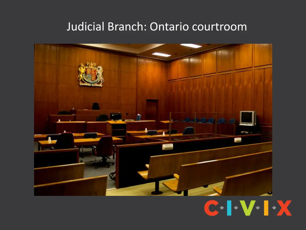 judicial branch ontario courtroom