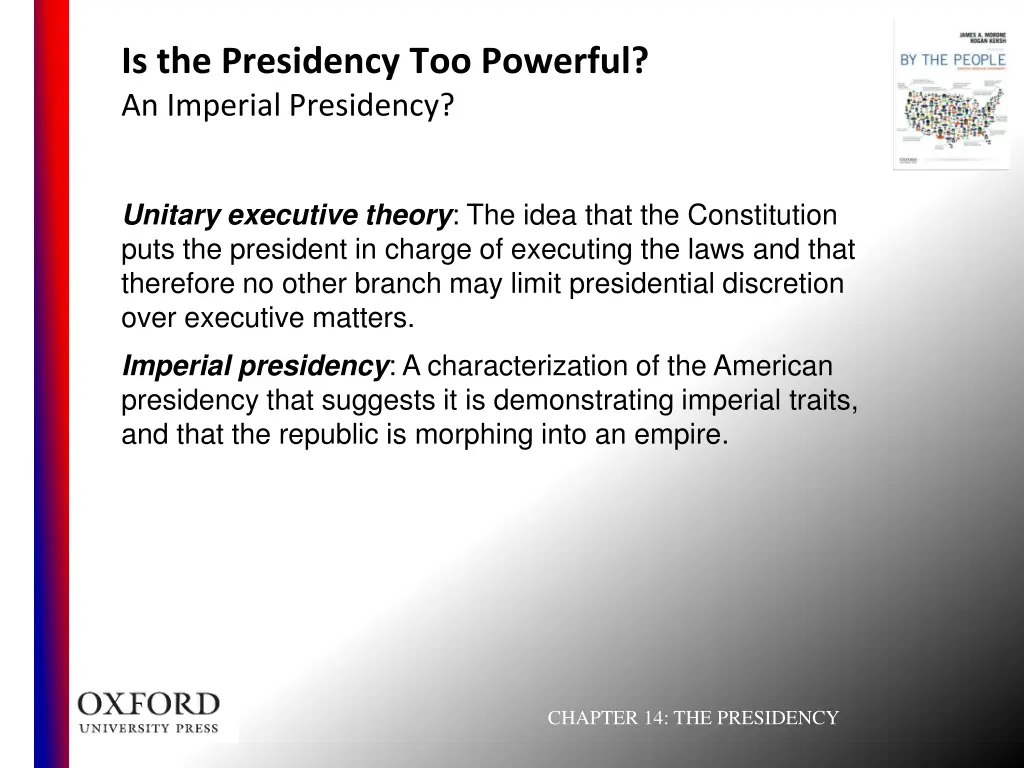 is the presidency too powerful an imperial