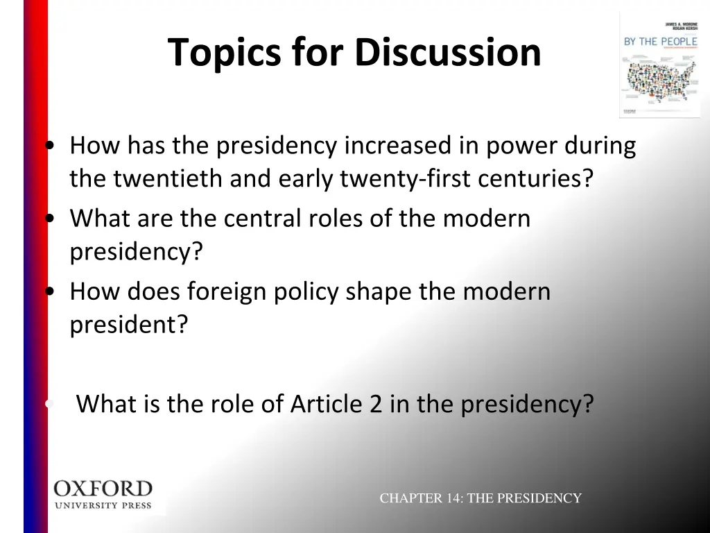 topics for discussion