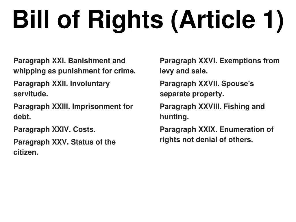 bill of rights article 1 4