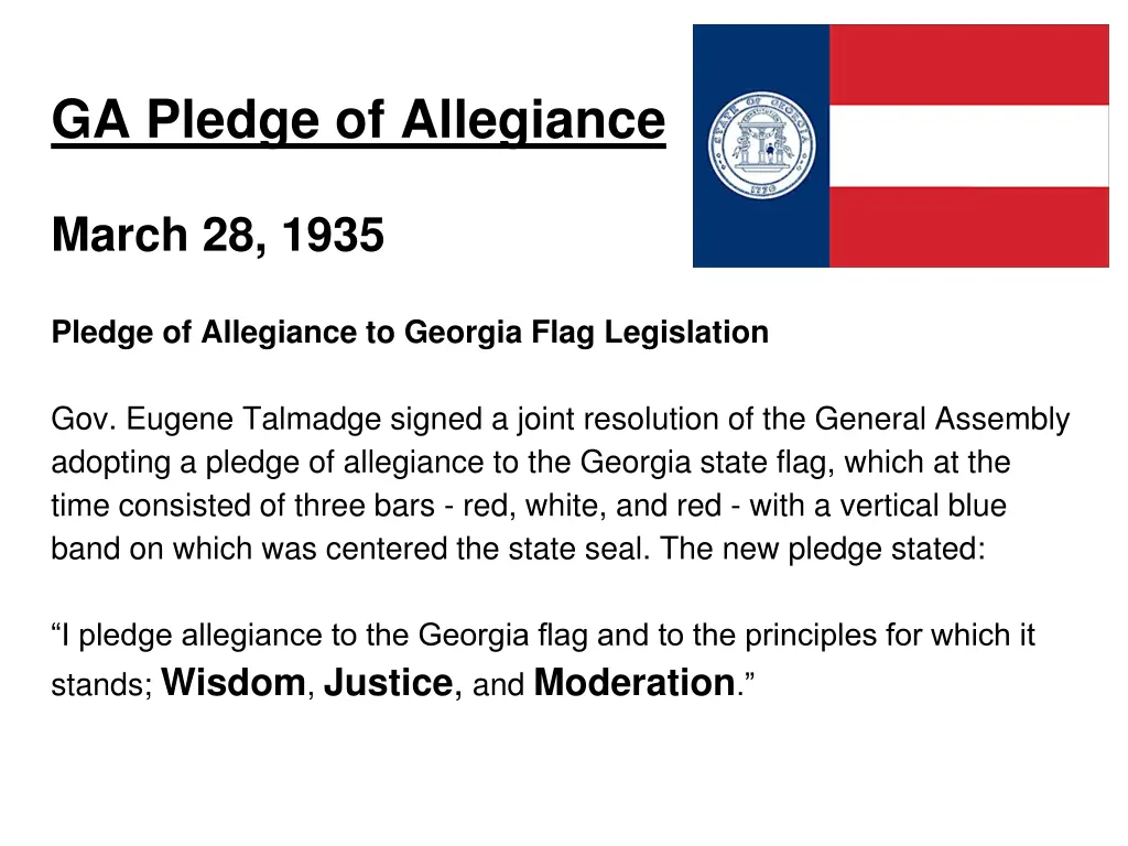 ga pledge of allegiance