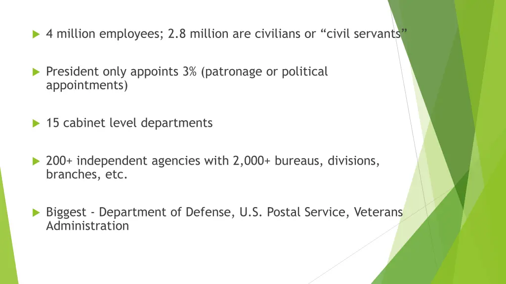 4 million employees 2 8 million are civilians