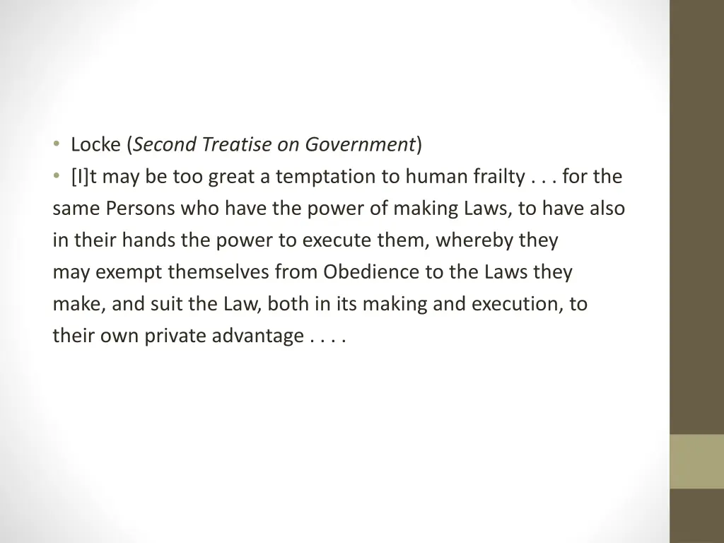 locke second treatise on government