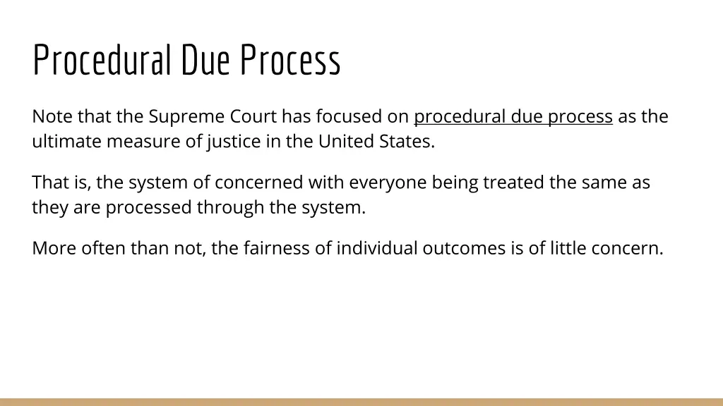 procedural due process