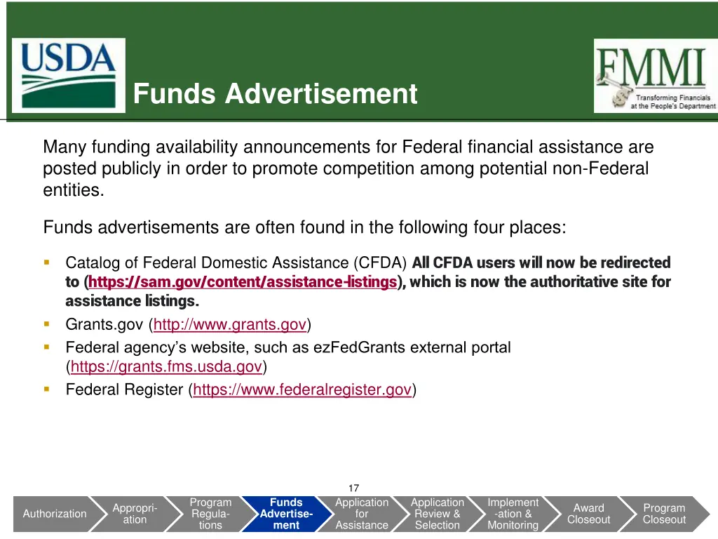 funds advertisement