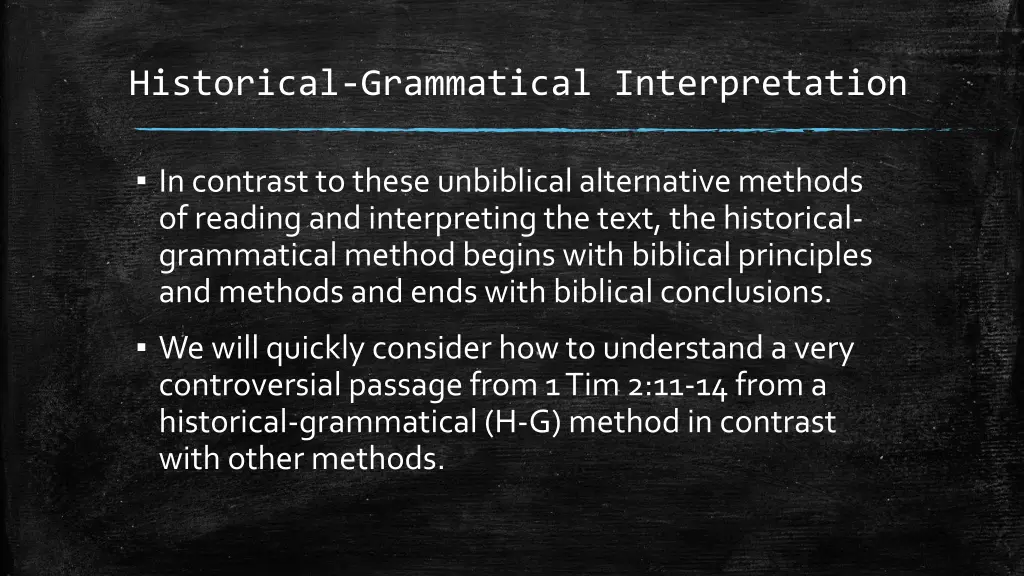 historical grammatical interpretation