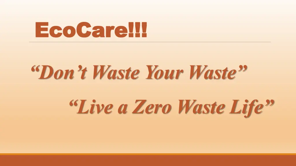 ecocare ecocare