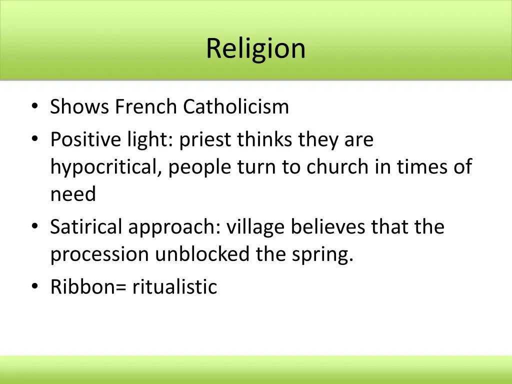 religion