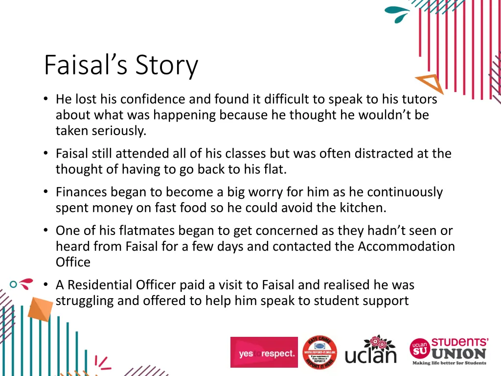 faisal s story 1