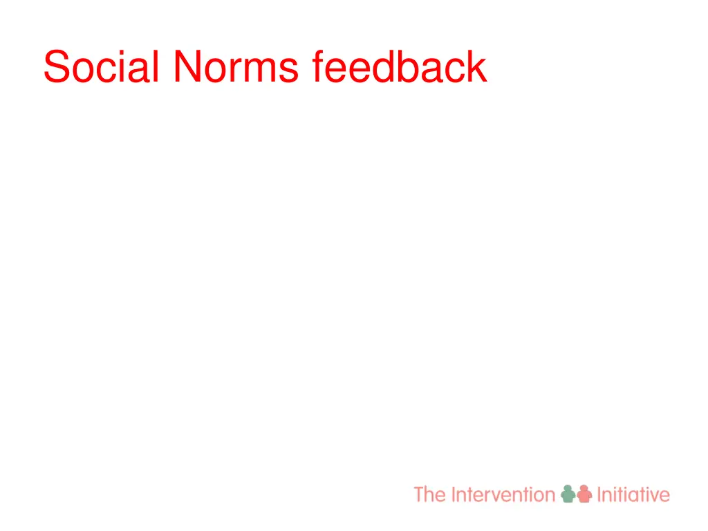 social norms feedback