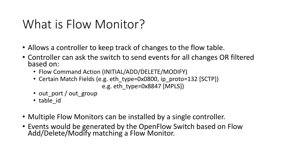 what is flow monitor