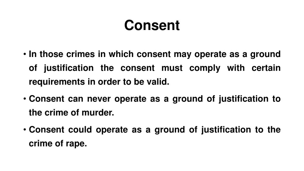 consent