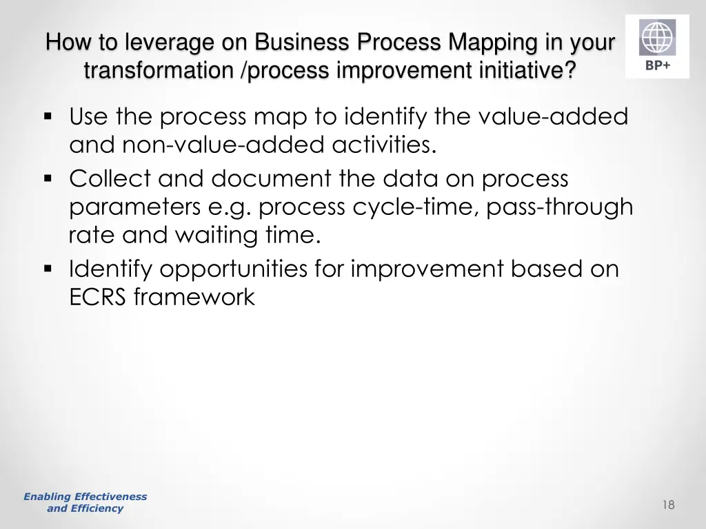 how to leverage on business process mapping