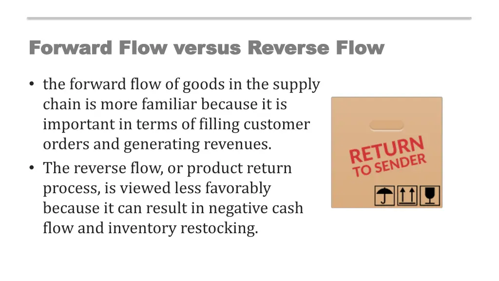 forward flow versus reverse flow forward flow