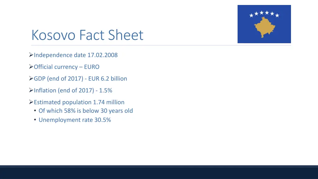 kosovo fact sheet