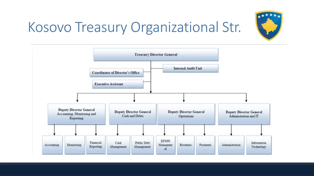 kosovo treasury organizational str