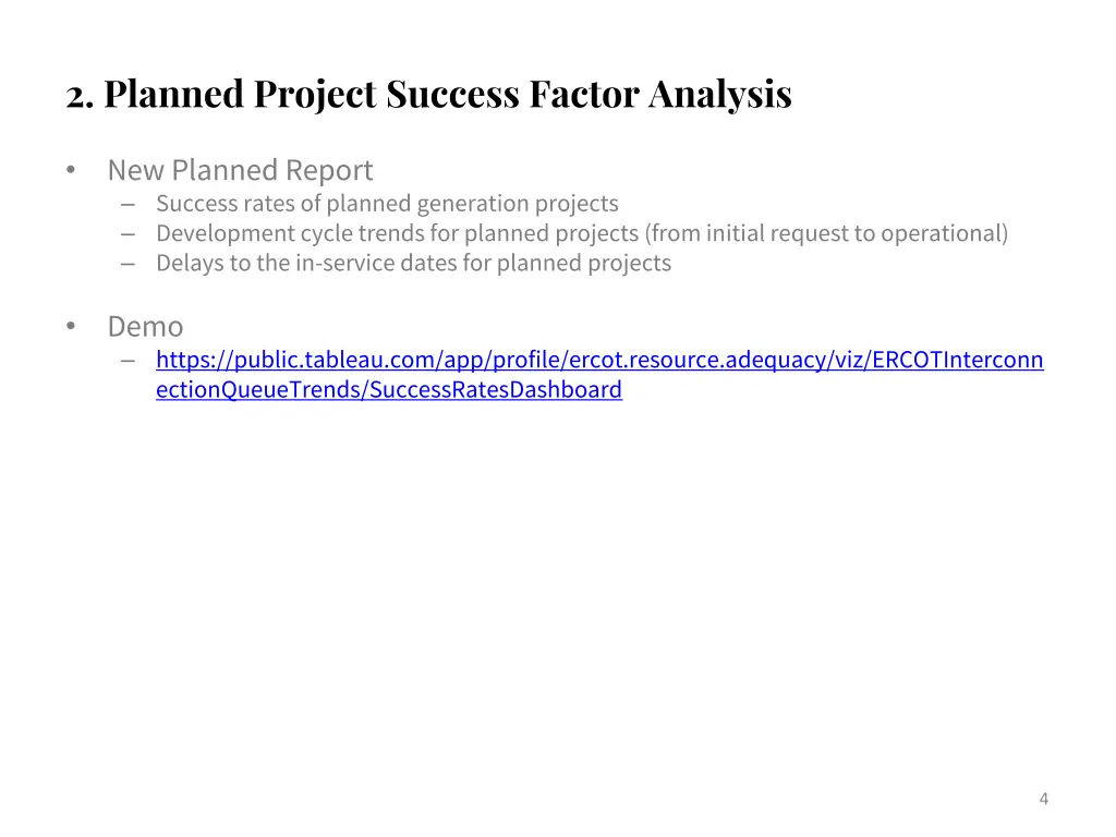 2 planned project success factor analysis