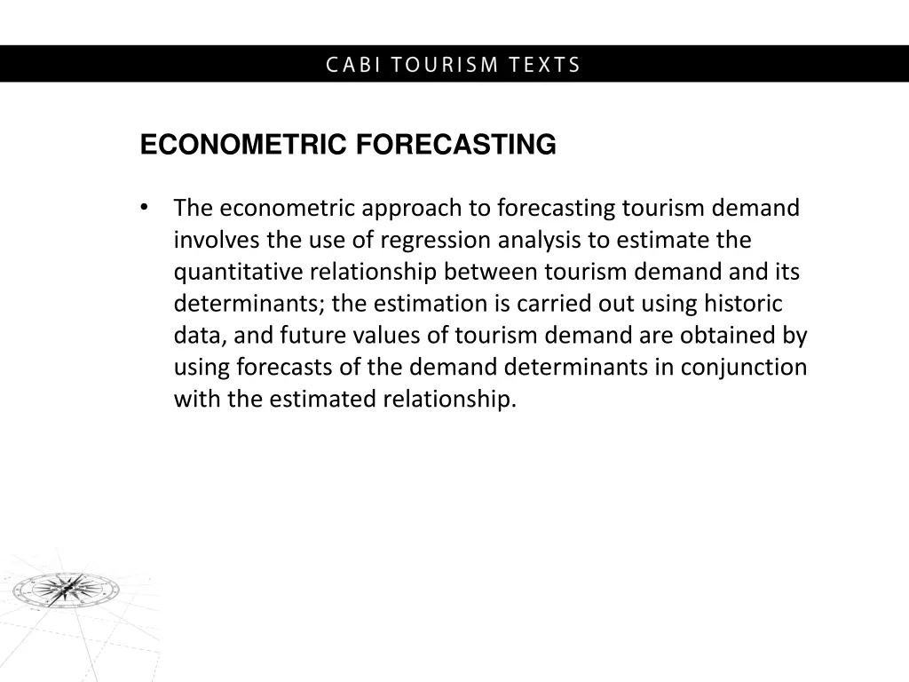 econometric forecasting