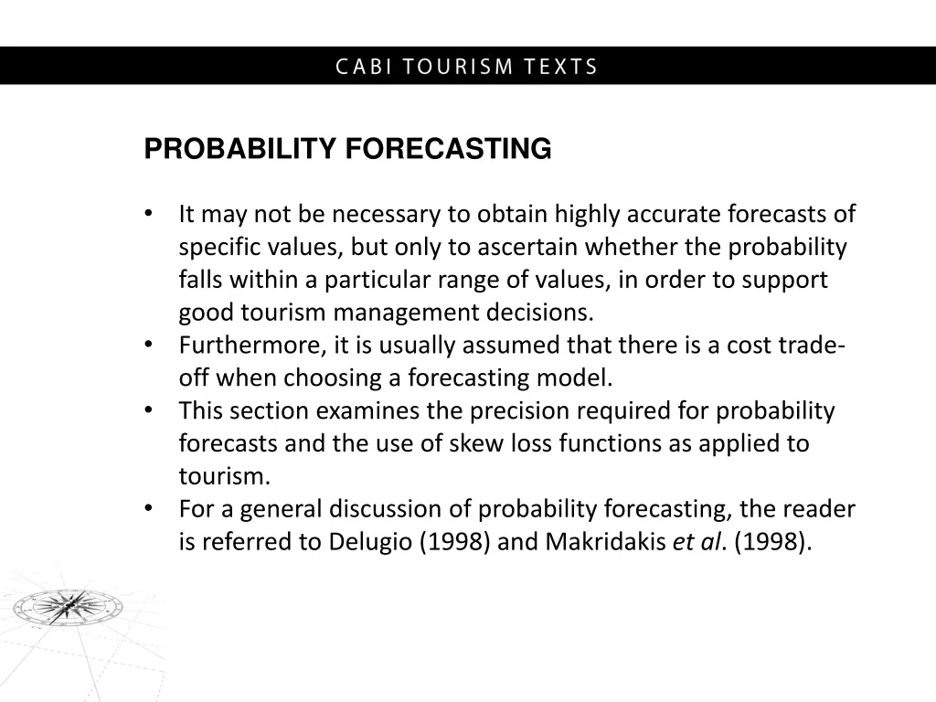 probability forecasting