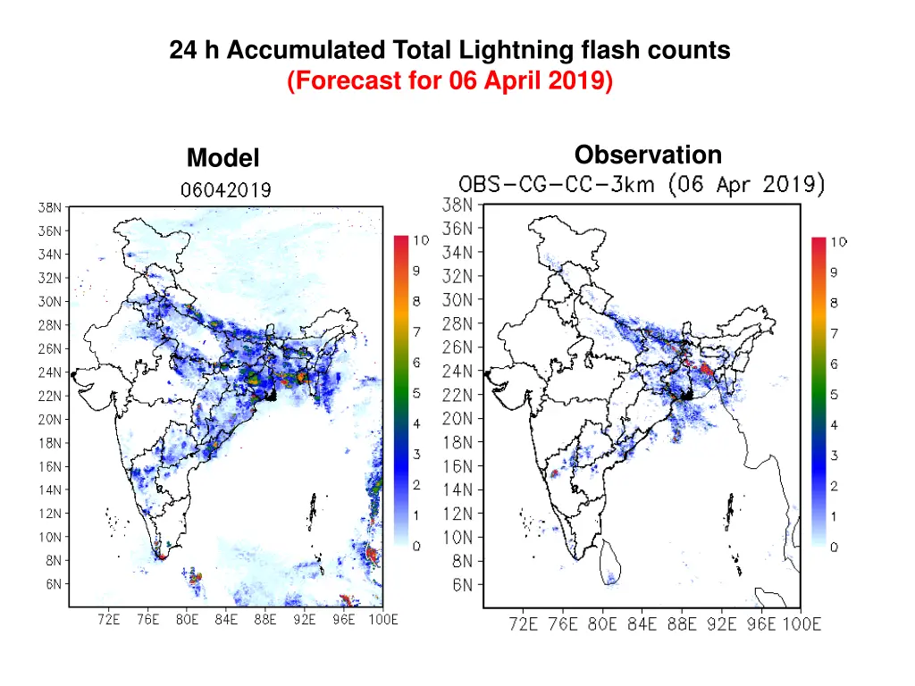 24 h accumulated total lightning flash counts 1