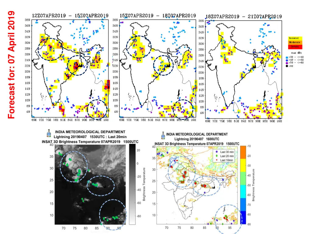 forecast for 07 april 2019