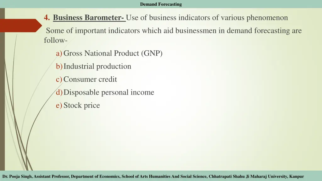 demand forecasting 5