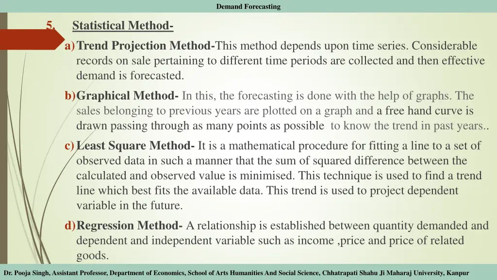 demand forecasting 6