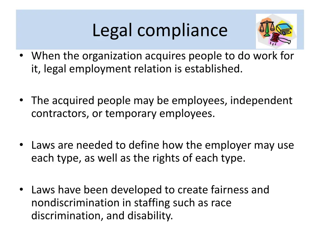 legal compliance