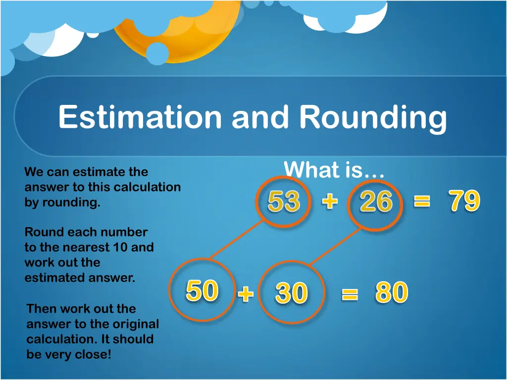 estimation and rounding