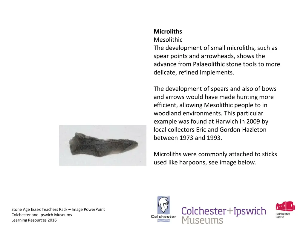 microliths mesolithic the development of small