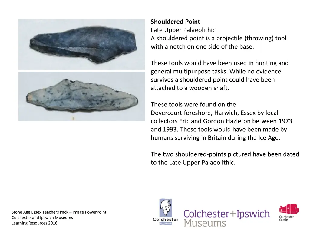 shouldered point late upper palaeolithic