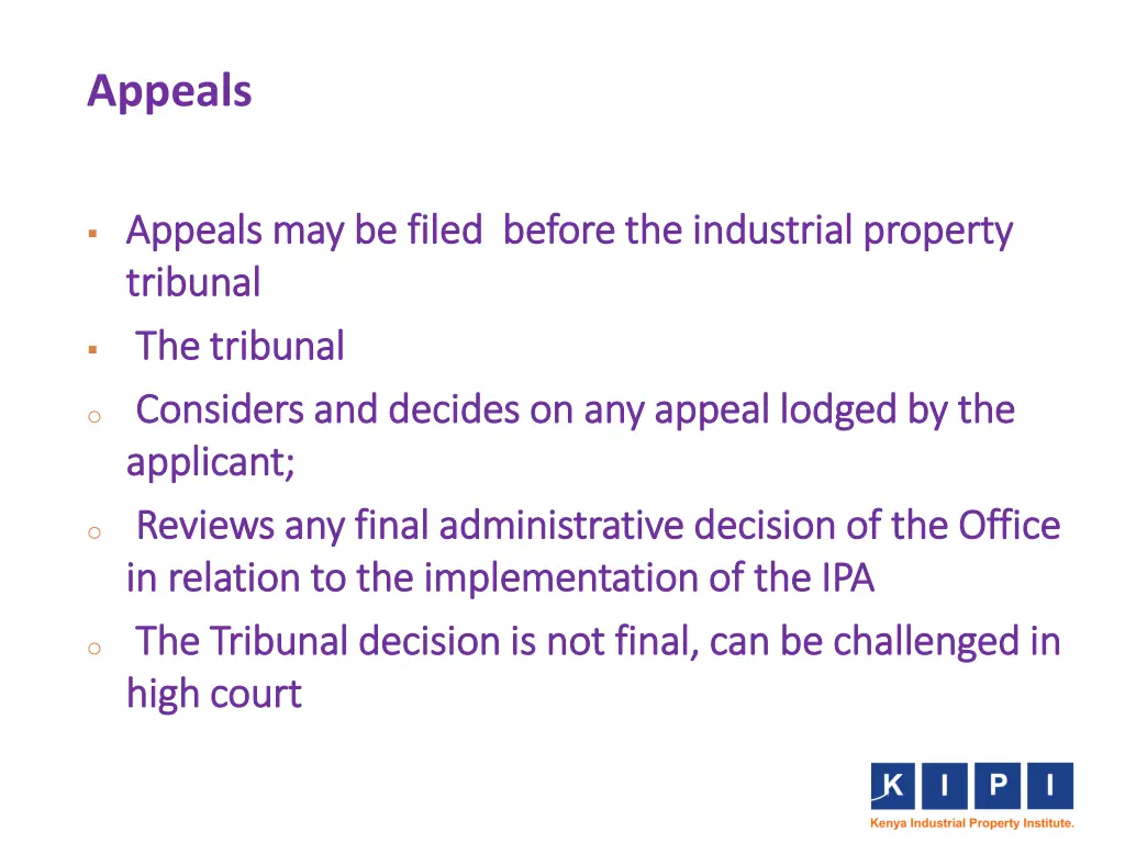 appeals