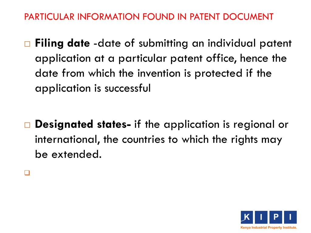 particular information found in patent document 3