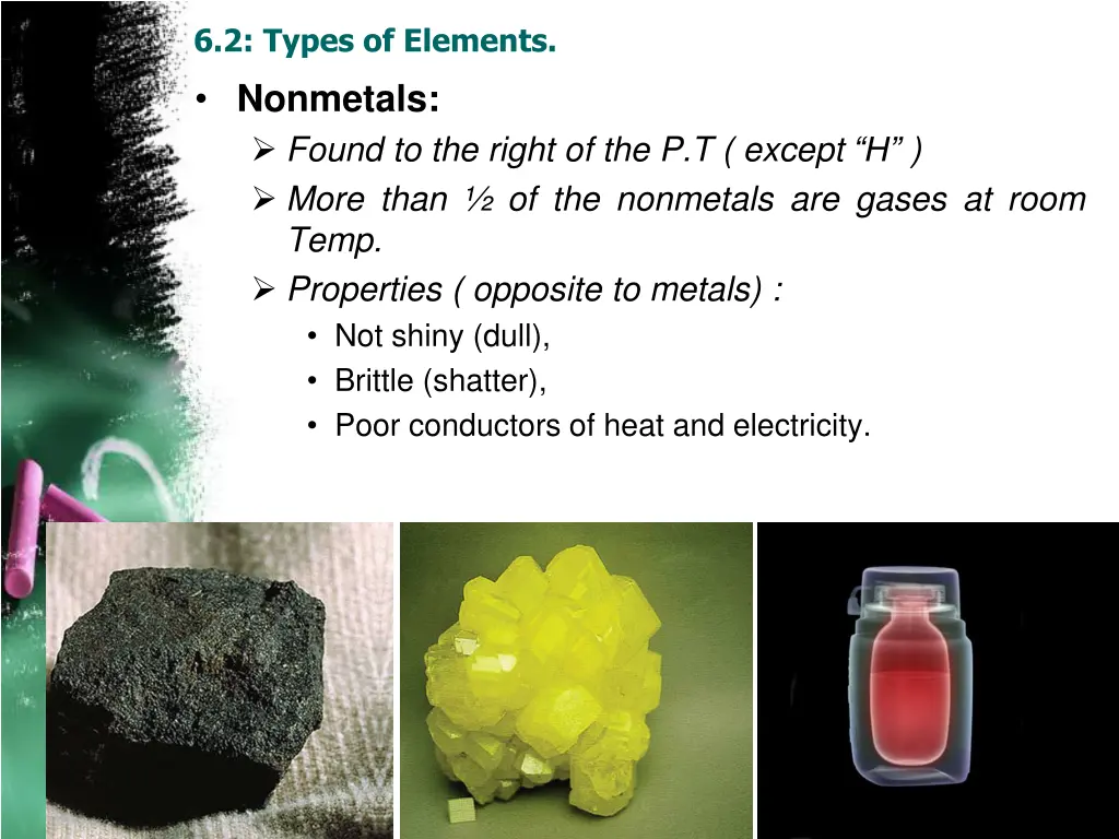 6 2 types of elements 1