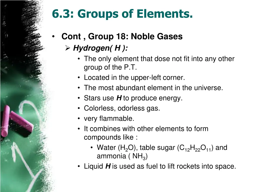 6 3 groups of elements 7