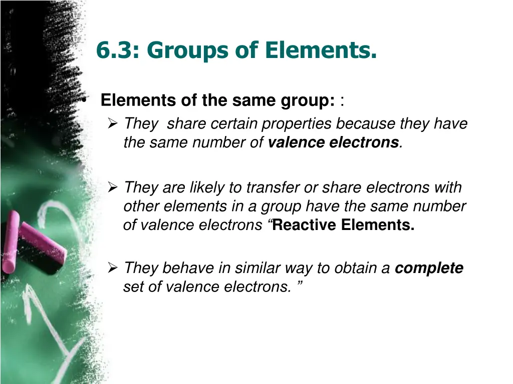 6 3 groups of elements