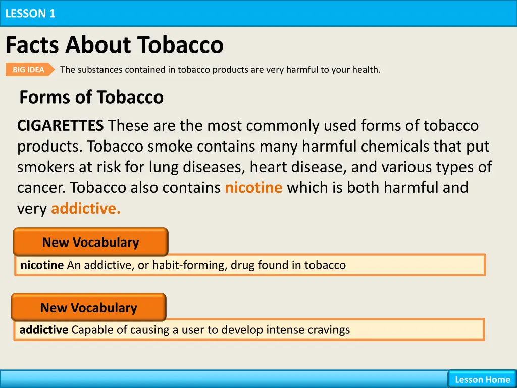 lesson 1 facts about tobacco 3