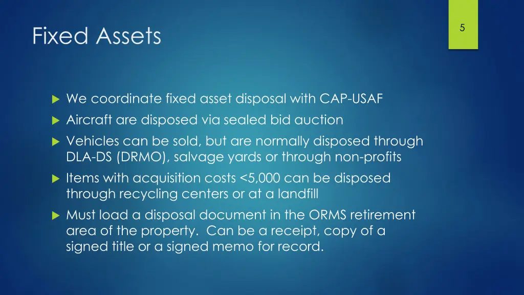 fixed assets 2