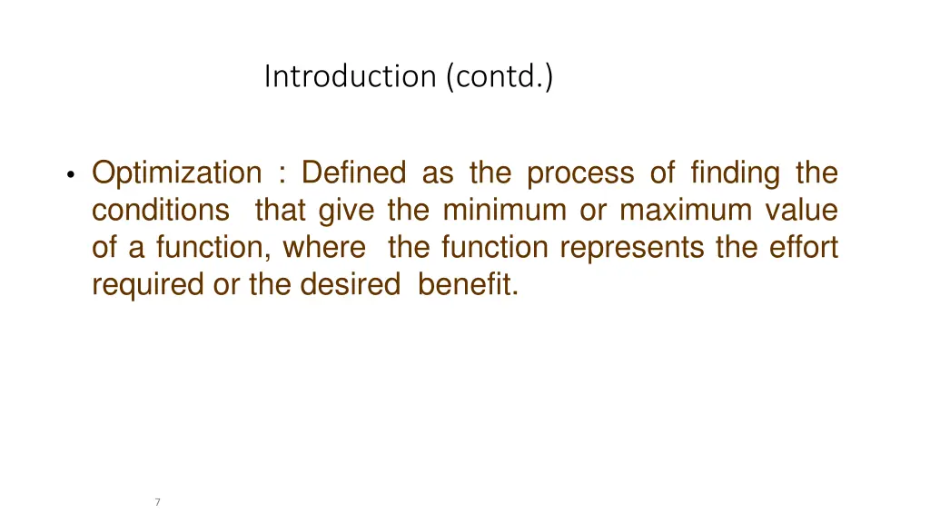 introduction contd