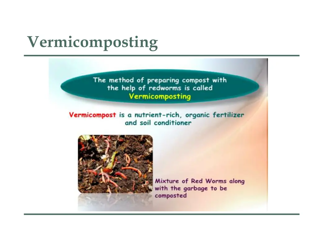 vermicomposting