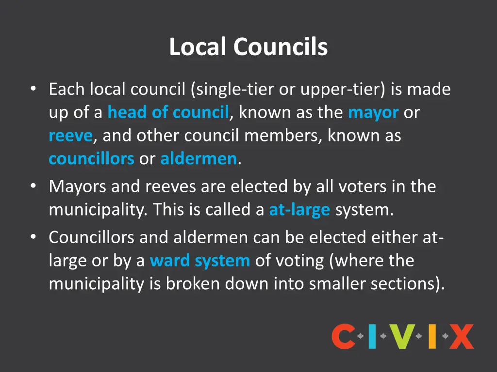 local councils