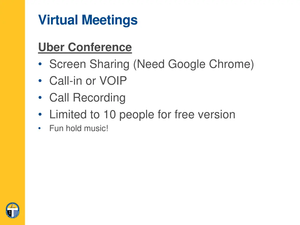 virtual meetings